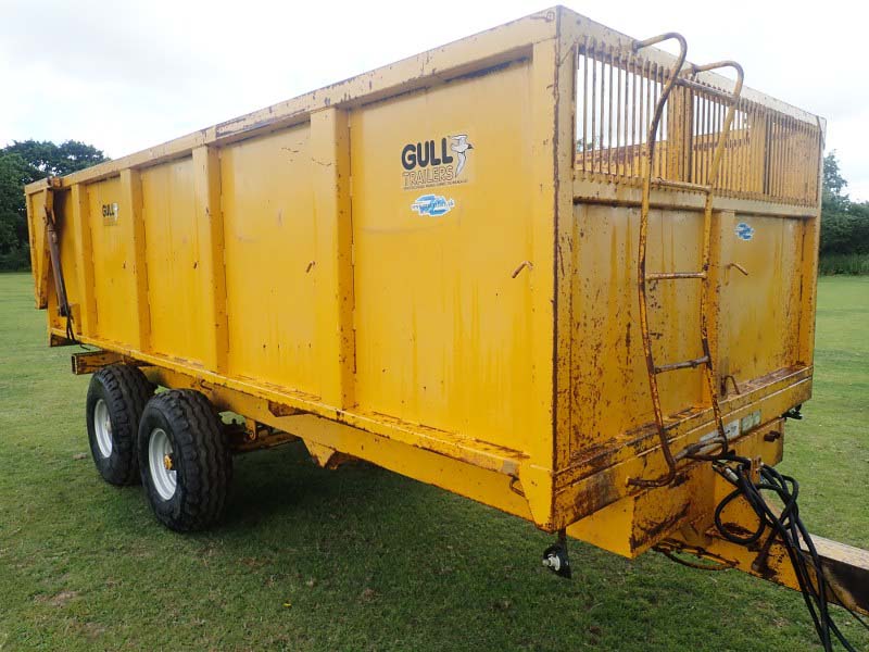 Gull 10 Tonne tandem axle grain trailer for sale