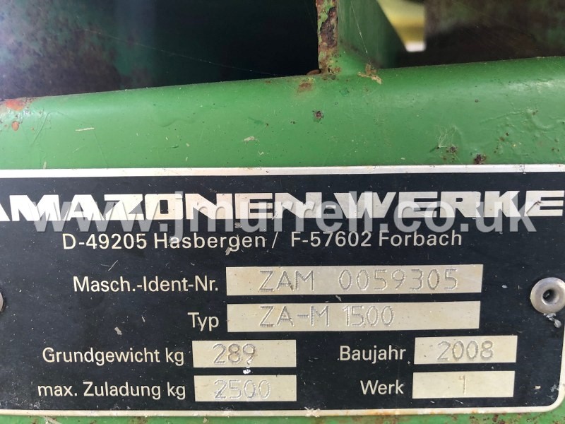 Amazone ZA-M 1500 Fertiliser spreader for sale