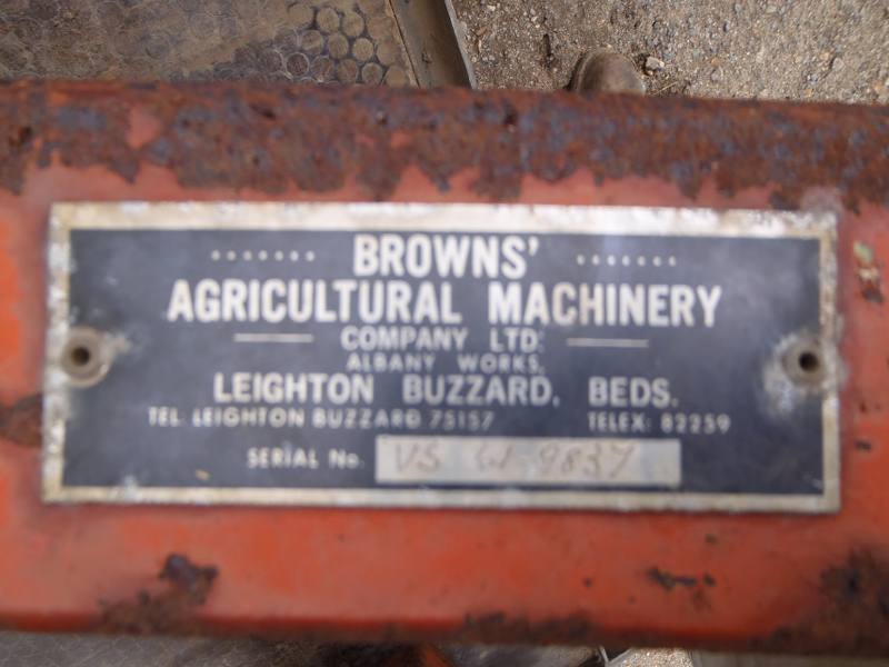 Browns Single Leg Mole Plough For Sale