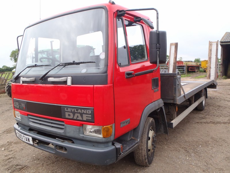 Leyland Daf 45 Beaver tail lorry for sale