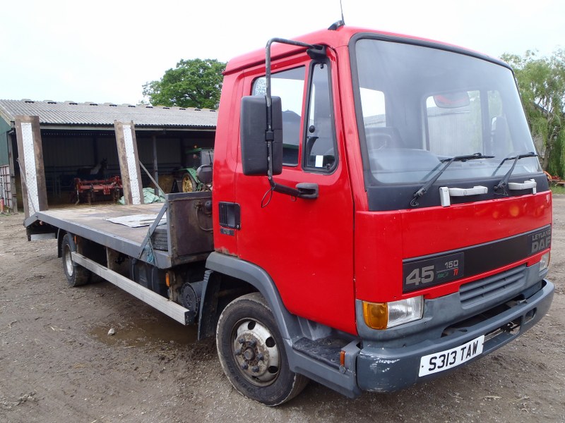 Leyland Daf 45 Beaver tail lorry for sale