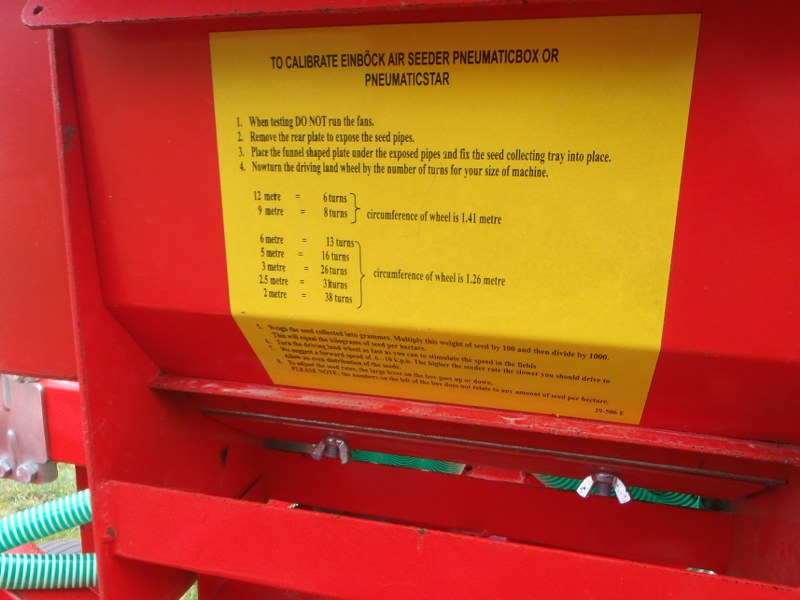 Einbock Pneumacticstar 300 Reseeder