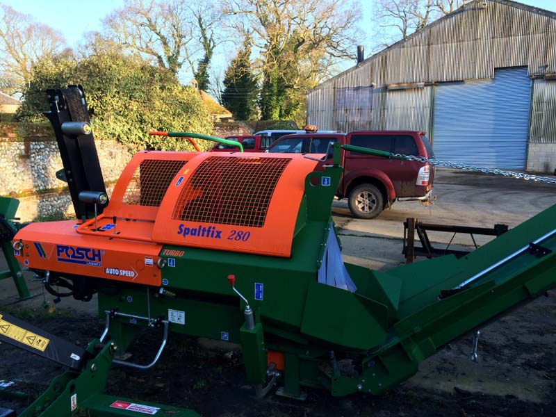 Posch Tractor Driven Firewood Processor