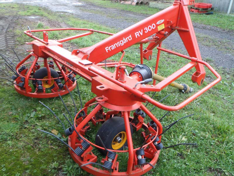 Fransgard RV300 Hay turner for sale