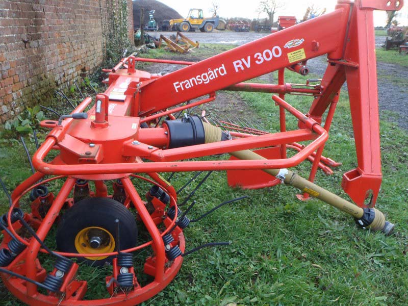 Fransgard RV300 Hay turner for sale