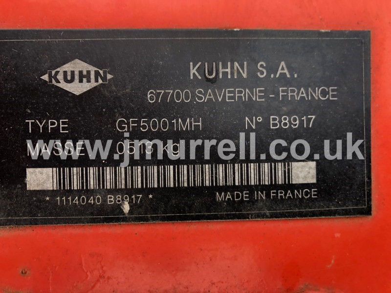 Kuhn GF500 1MH Hay Rake For Sale