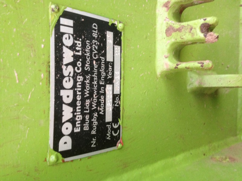 Dowdeswell DP100S Plough for sale