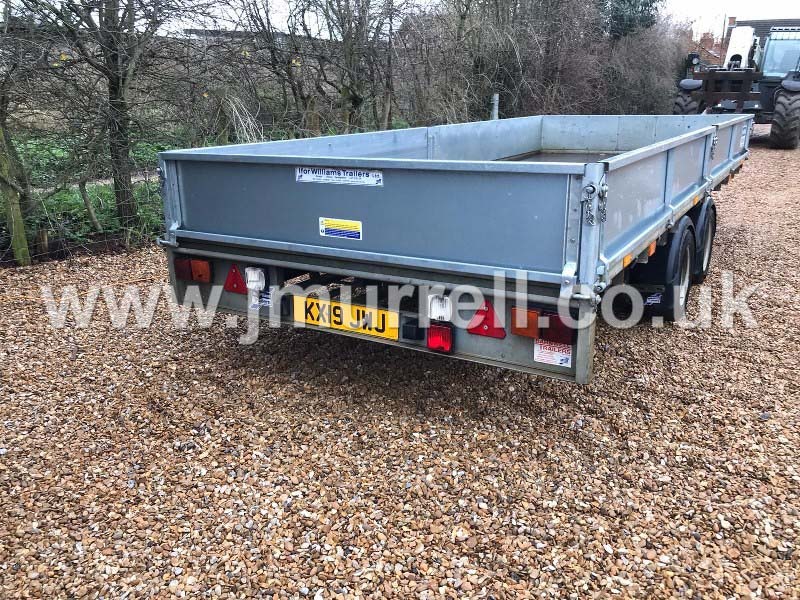 IforWilliams LM166G Flat bed low loader trailer for sale
