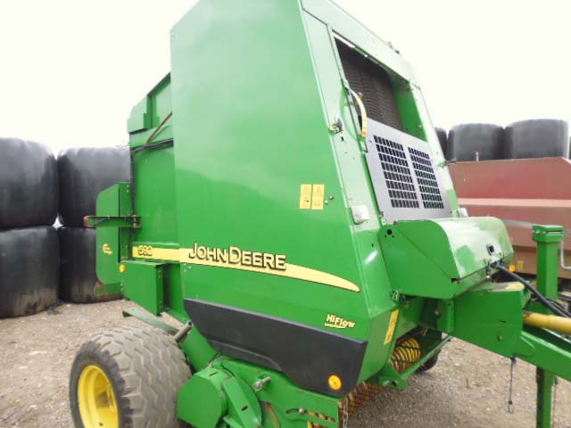 John Deere 592 High Flow Round Baler For Sale
