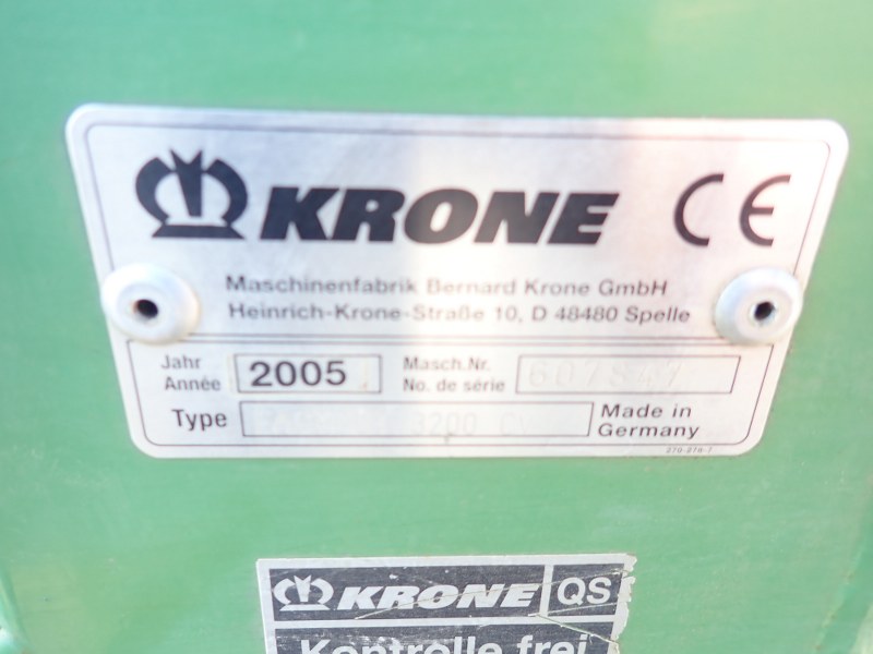 Krone Easycut 3200CV trailed disc mower for sale