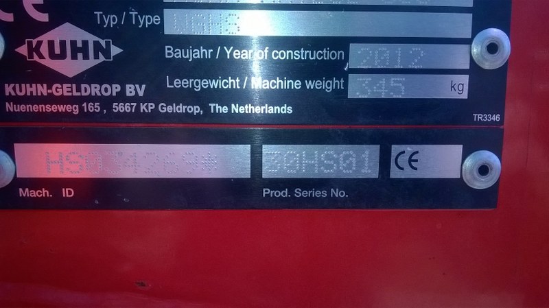 Kuhn Haybob HS360 Hay turner tedder for sale