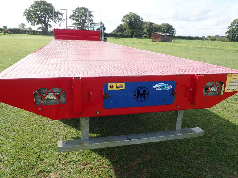 Marshall BC32 14 tonne Bale trailer for sale 