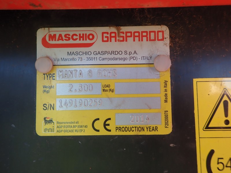 Maschio Gaspardo Manta 8 Maize drill for sale