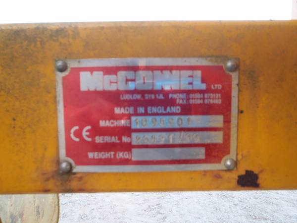 Used McConnel Topper 8 Grass Topper For Sale