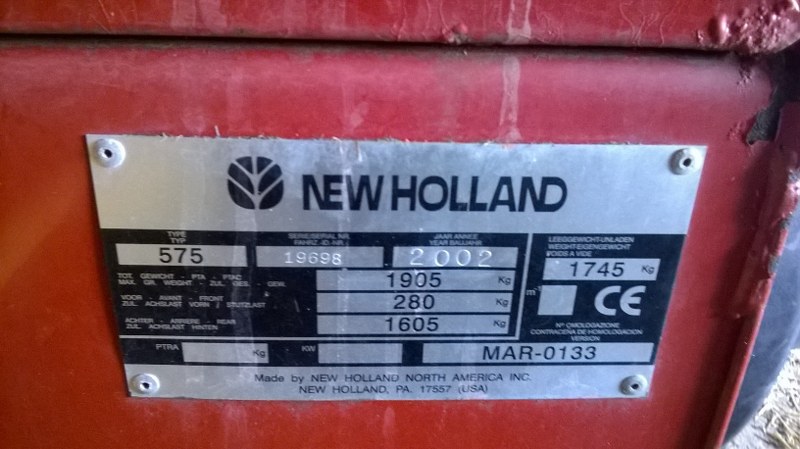 New Holland 575 Conventional Baler For Sale