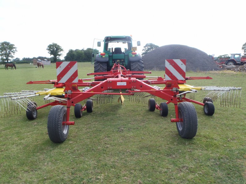 Pottinger Eurotop 771A twin rotor 7.8 meter rake for sale