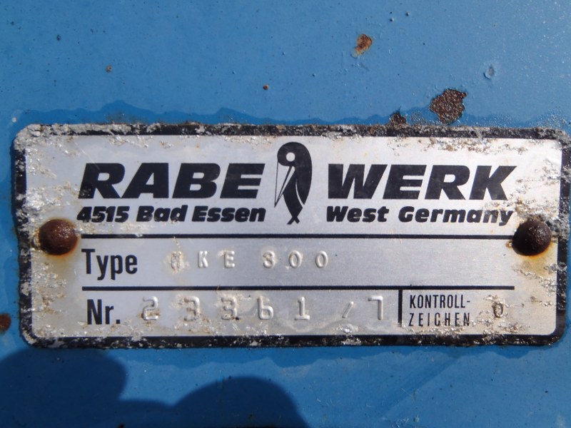 Rabe Werk KKE300 Power Harrow For Sale