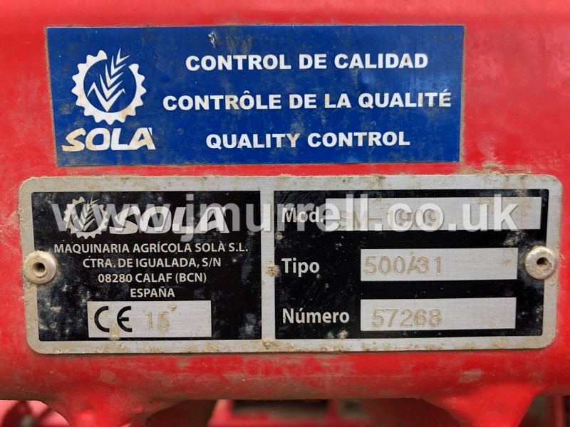 KRM Sola SM-1909 Tine drill for sale