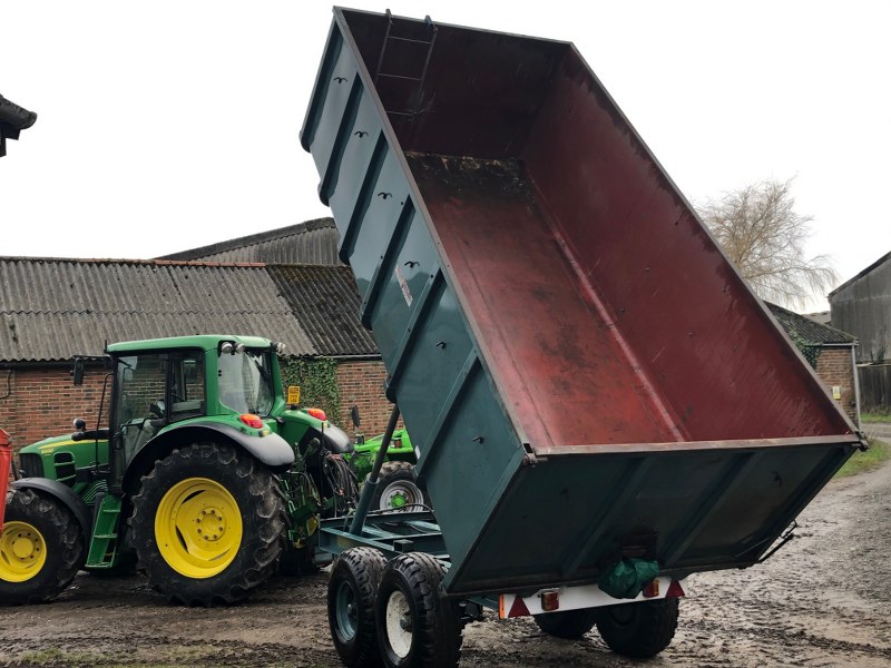 Salop 10 Tonne Tipping Trailer For Sale Salop Trailers J Murrell 