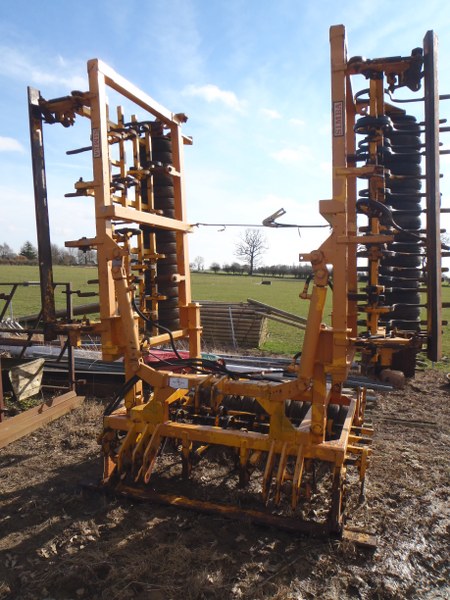 Simba 6 Meter spring tine harrow for sale