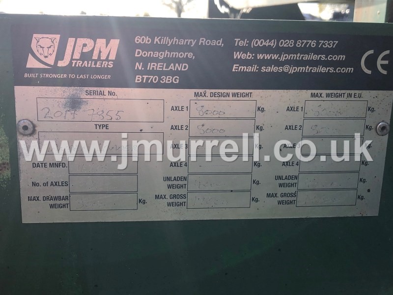 Used JPM 19TLL Trailer for sale