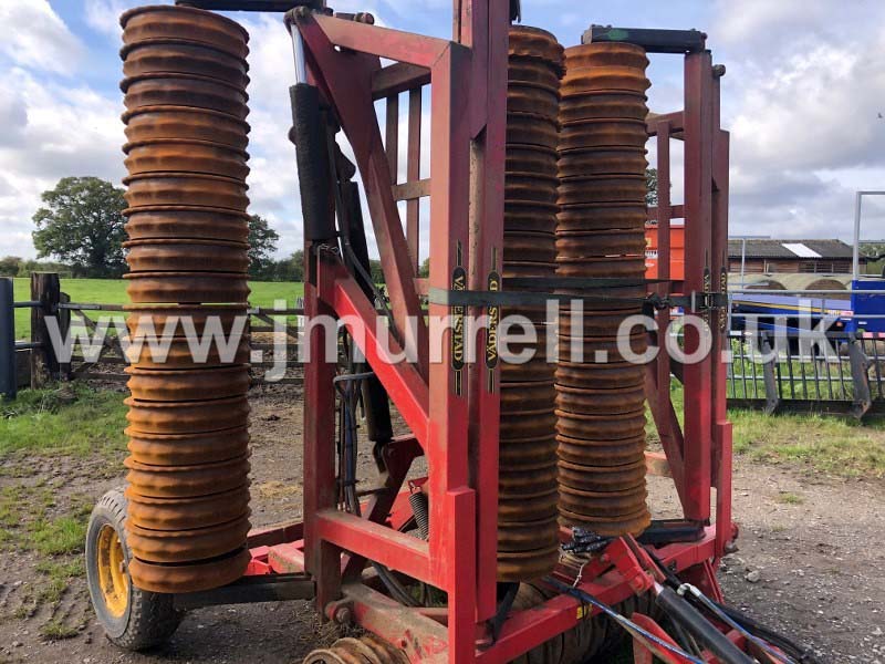 Vaderstad 10m hydraulic folding rib rolls for sale