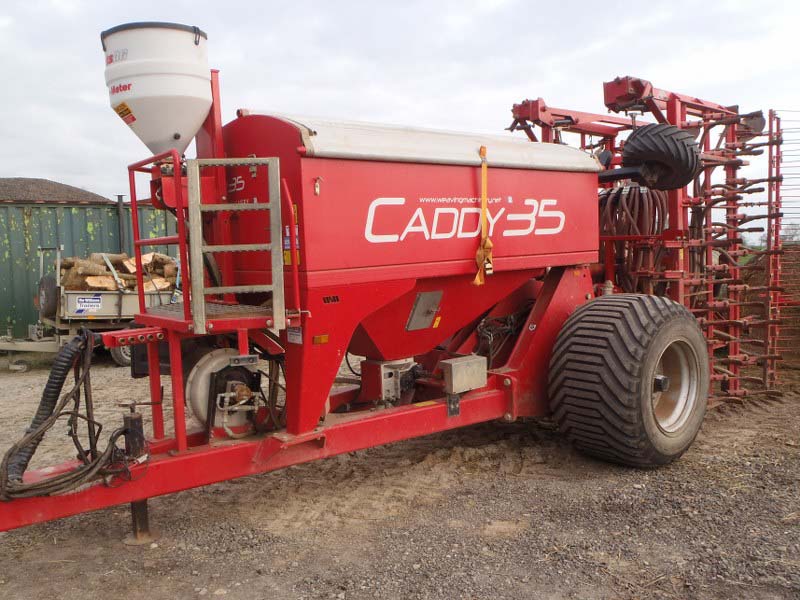 Weaving Caddy 35 trailed tine drill for sale