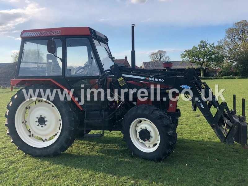 Zetor 7340 Four wheel drive loader tractor for sale Zetor J Murrell